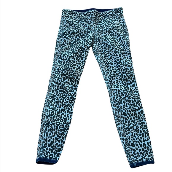 Reversible Leopard Print Denim Leggings**Medium $128 - Picture 2 of 4